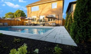 backyard pool interlocking toronto