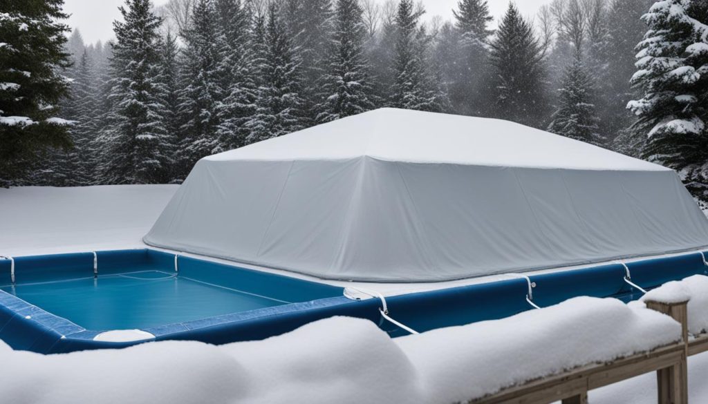 Winterizing your pool with proper pool cover