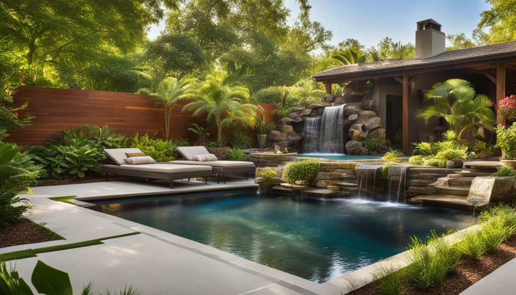 backyard oasis