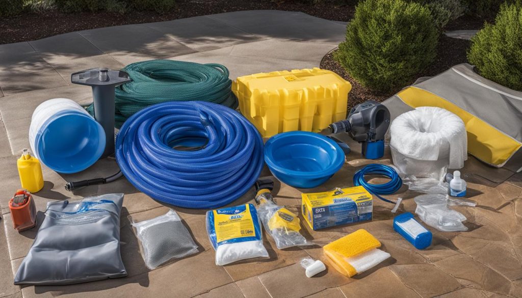 pool winterizing supplies