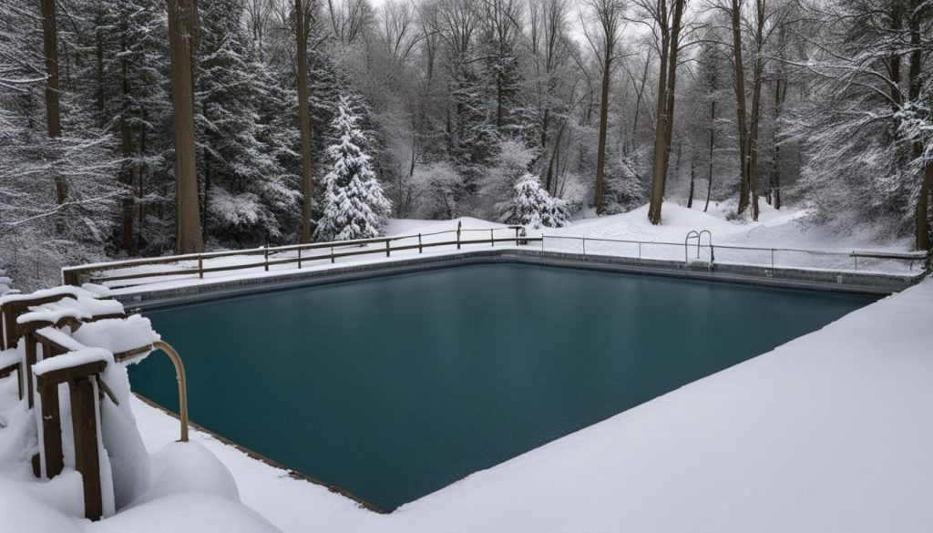 protecting pool during winter