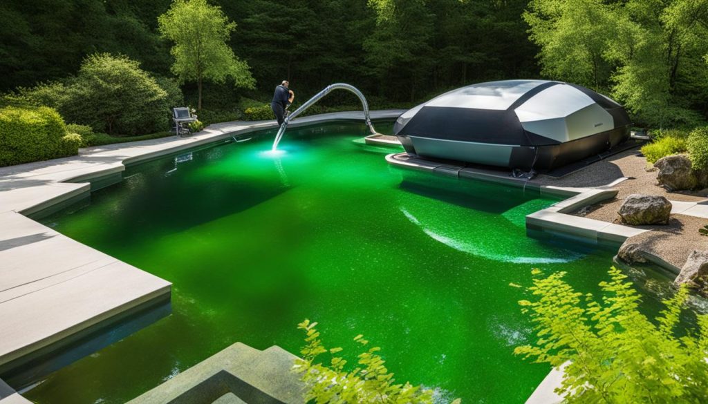 Pool algae prevention
