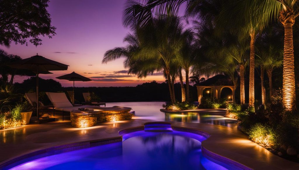 pool lighting ideas