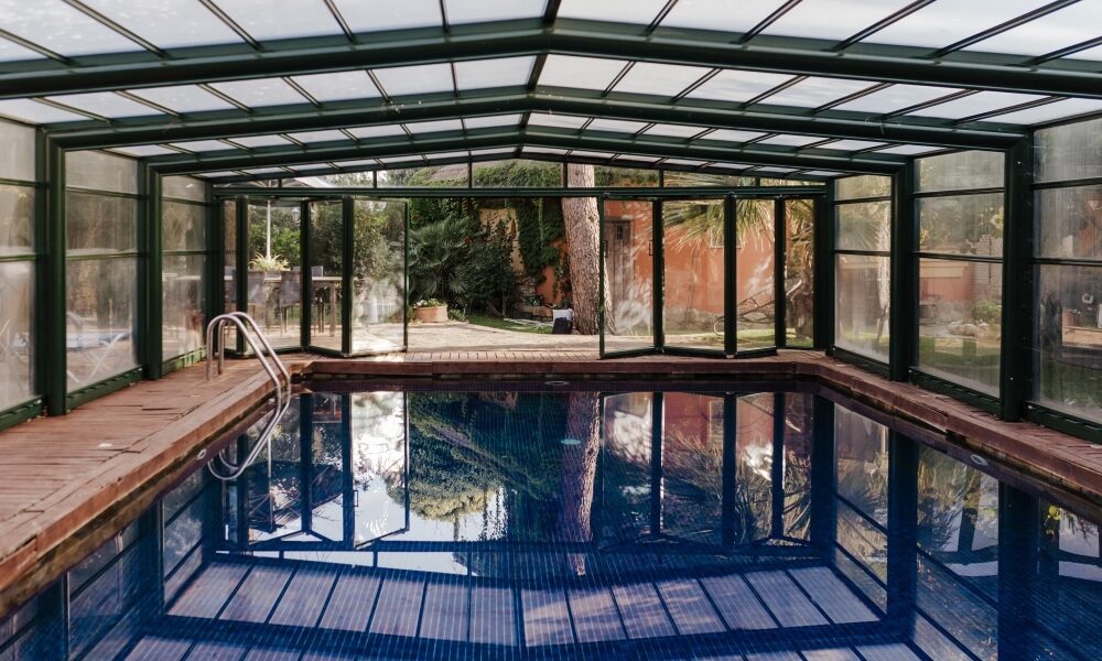 Pool roofing installation services